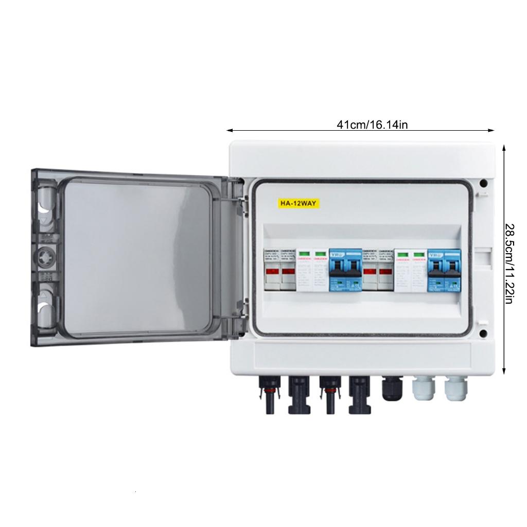 Giaone Power Plastic Junction Wire Box Solar photovoltaic Combiner Box Enduring