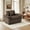 Grayish Brown-Chenille, variant on Sophia&William Sectional Sofa Sets, Oversized Cloud Couch Set 5-Seat Chenille Modular Sectional Sofa with 5 Pilliows & Deep Seat, White