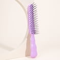 thumbnail image 2 of Cepillo de paleta para desenredar con ventilación peine para soplar el cabello peine con forma curva para mujeres, 2 of 9