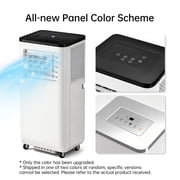 10,000 BTU Portable Air Conditioner with Remote Control. Offers Cooling, Dehumidification, Fan, Automaatic, and Sleep Modes. Floor-Standing Room Air Conditioner.