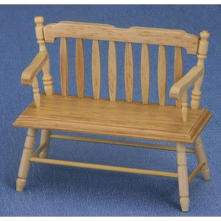 Dollhouse Oak Deacon S Bench