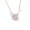 Rose Gold#708, variant on Momihoom Heart & Pear Dancing Gemstone Necklace for Women Sterling Silver & Pure Brilliance Zirconia