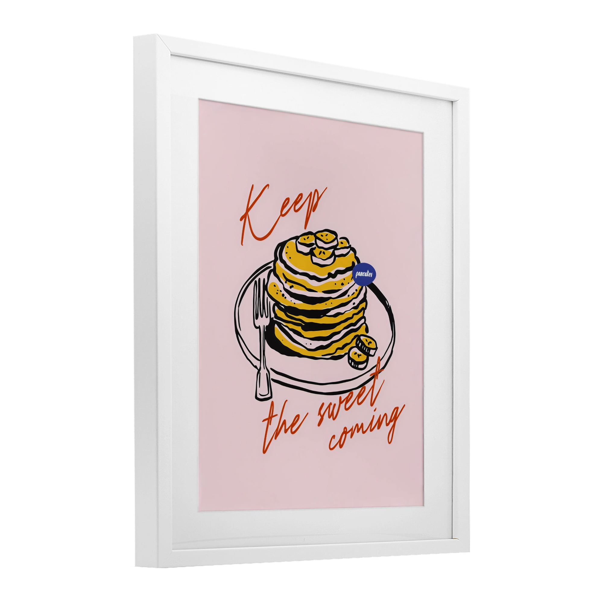 Stupell Industries Keep The Sweet Coming White Framed Print Under Glass, design by The Prints Vibe