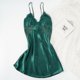 thumbnail image 2 of Pijamas sexys de seda para mujer, camisón con tirantes para primavera y verano, vestidos de noche de satén con cuello Halter fino para servicio doméstico, 2 of 5
