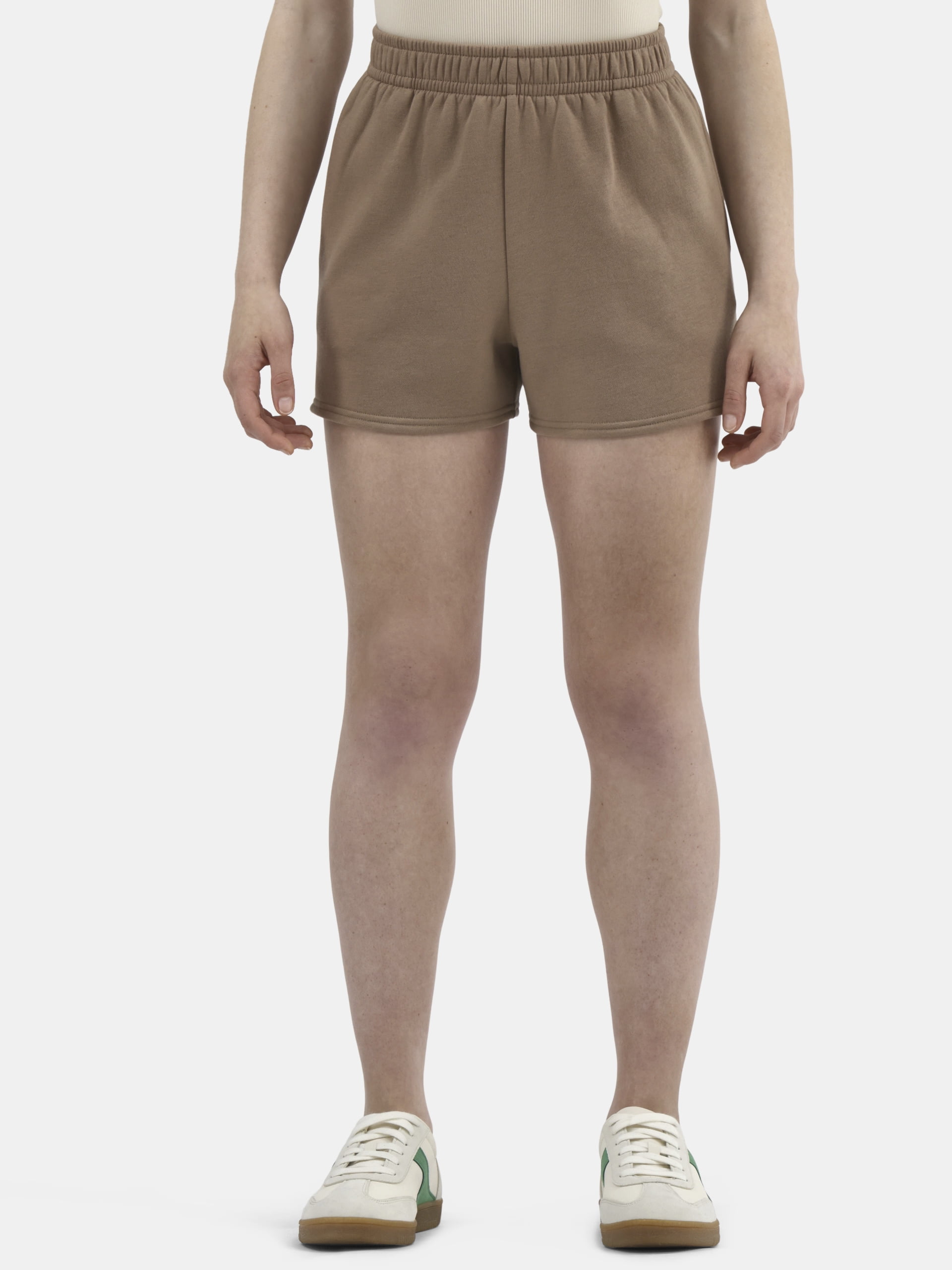 No Boundaries Soft Fleece Shorts, 1 or 2-Pack, Women’s