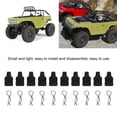 thumbnail image 7 of NestledNature RC Accessories, RC Car Shell Body Fixed Clips, Stable Reliable Small Compact Protective Replaceable Practical Car Shell Body Fixed Clips, Body Clips For 1/18 RC Car, 7 of 7
