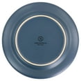 thumbnail image 4 of Martha Stewart Everyday 4 Piece 8.3 Inch Round Stoneware Salad Plate Set in Blue Speckle, 4 of 5