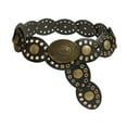 thumbnail image 1 of Cinturón decorativo para mujer, accesorio único para fiestas, pantalones y compras. Negro, 1 of 9