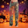 thumbnail image 6 of Halloween Womens Flannel Pajama Pants Ladies Pumpkins Ghost Pajama Cute Soft Long Bottoms Women Pjs Pj Jammies, 6 of 6