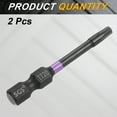 thumbnail image 3 of Uxcell 2pcs TT20 Torx Impact Screwdriver Bit 1/4" Hex Shank 2" Long Magnetic with Hole, 3 of 7