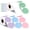 Light Colour, variant on 2500 Pcs 2 Inch Circle Thermal Sticker Labels Self Adhesive Round Direct Thermal Labels Multipurpose Printer Stickers for DIY Logo Design, Qr Code, Name Tag