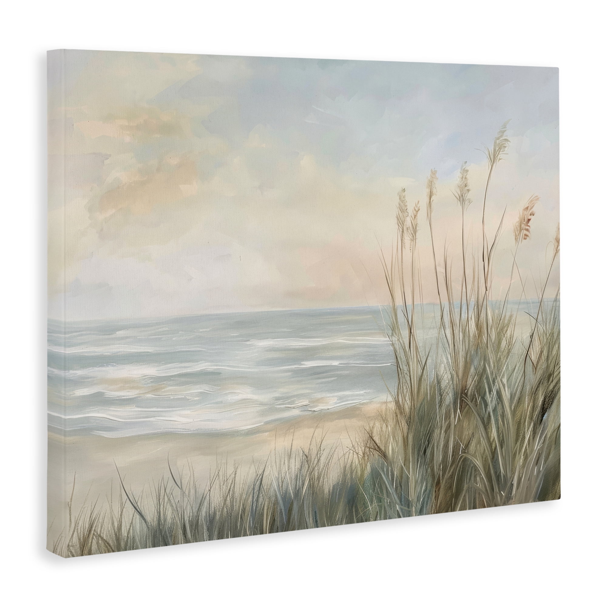 Stupell Industries Scenic Beach Dunes at Dawn Canvas Wall Art, design by Petal Prints Design