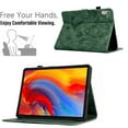 thumbnail image 2 of Case for Lenovo Tab M9 9.0" 2023, Classic PU Leather Folio Kickstand Magnetic Closure Slim Fit Cover for Lenovo Tab M9 9.0" 2023 with Auto Wake/Sleep Function Embossing - Green, 2 of 6