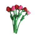 thumbnail image 1 of Peluche Figura Rosa Flor Ramo Buchon Bouquet 6 Piezas 70 cm, 1 of 1