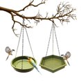 thumbnail image 2 of Hanging Bird Feeder Tray with Water Draining Plastic Bird Bath Tray & Feeder No Tilting Bird Feeder, 2 of 5