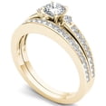 thumbnail image 2 of 1 Carat T.W. Diamond Three-Stone 14kt Yellow Gold Engagement Ring Set, 2 of 5
