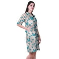 thumbnail image 4 of Moomaya Maternity Summer Clothe Printed Womens Nightgowns Cotton Sleepwear-S-XXL, 4 of 6