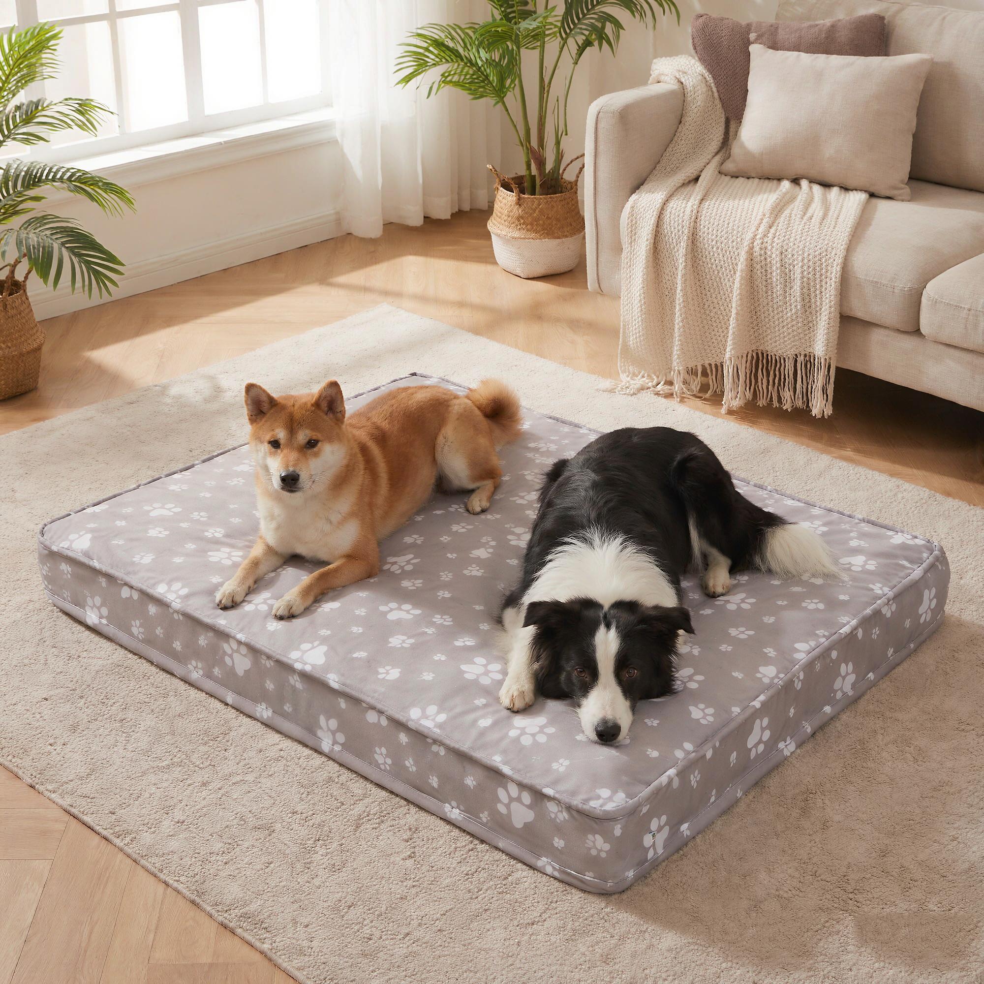 Welfibr Orthopedic Dog Crate Bed with Egg Crate Foam photo 7