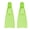 Green ML code, variant on Snorkeling Diving Swimming Pool Flexible Travel Size Short Fin for Men Women Swimming Training Fin Swim Flippers