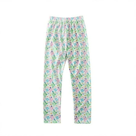 

ZHUASHUM Mermaid Kids Pants Sport Leggings Toddler Floral Casual Girl Pants Yoga Baby Girls Pants