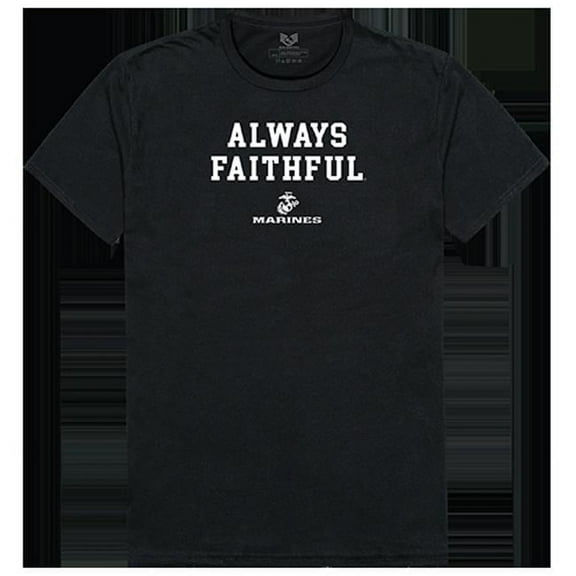 Faithful 1 Military Graphic T-shirts, Black - Small