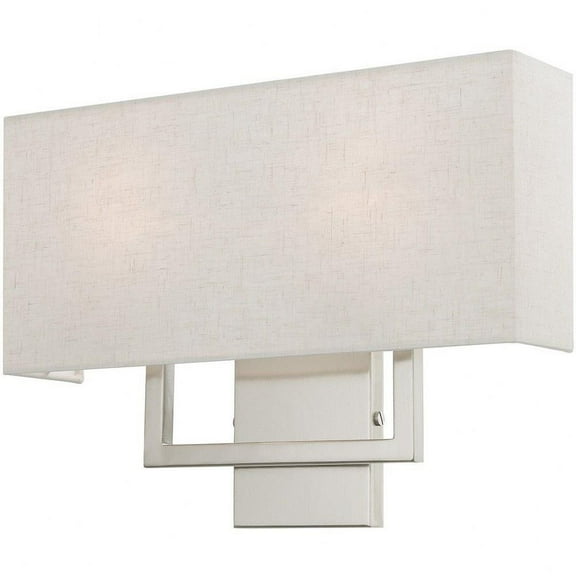 2 Light Ada Wall Sconce in Timeless Style-12 inches Tall and 16 inches Wide-Brushed Nickel Finish Bailey Street Home 218-Bel-4829465