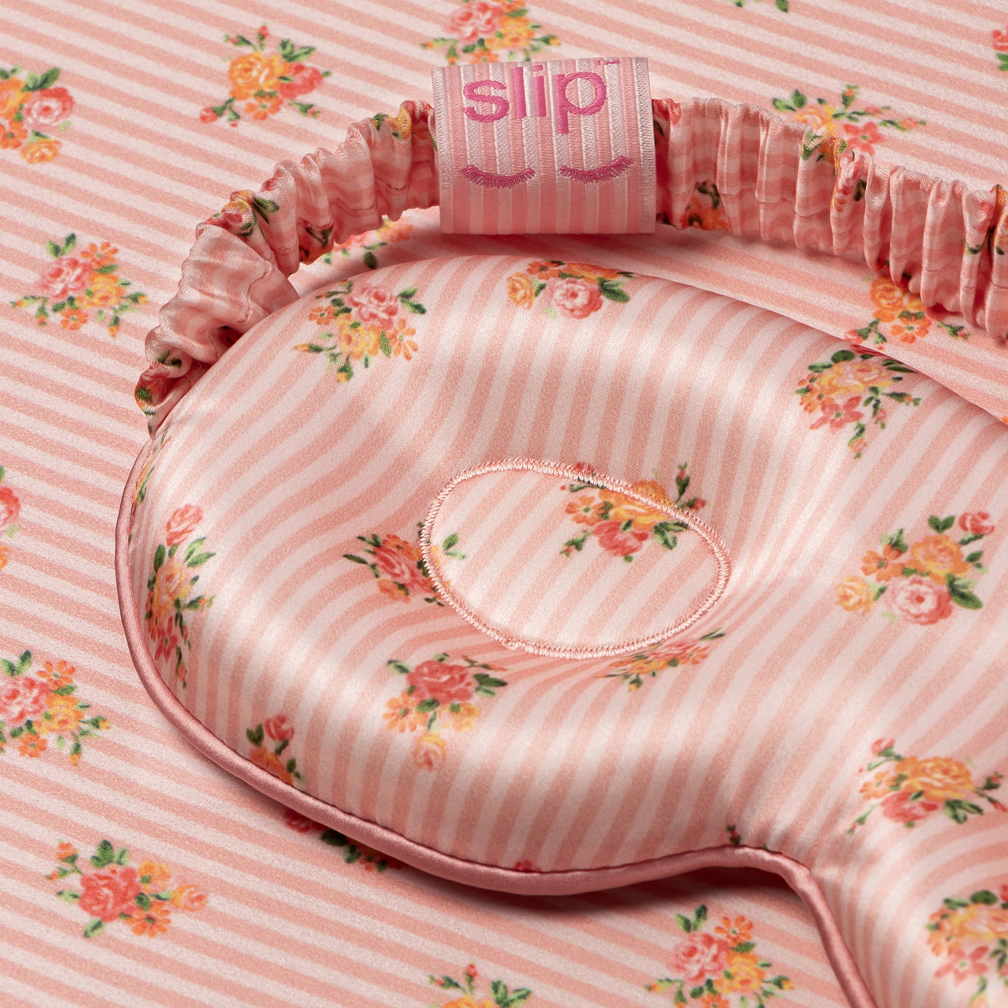 slip pure silk contour sleep mask - petal
