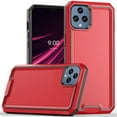 thumbnail image 6 of For Apple iPhone 11 Pro Max (6.5") Modern Fused Hybrid Armor Hard PC TPU Rubber Shockproof Drop Protection Impact Cover ,Xpm Phone Case [ Red ], 6 of 6