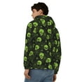 thumbnail image 4 of Naloa Skulls And Cobwebs Men’s Hoodies, Zip up Hoodie, Sweatshirts,Hoodies for Men Sizes S-3XL-Small, 4 of 5