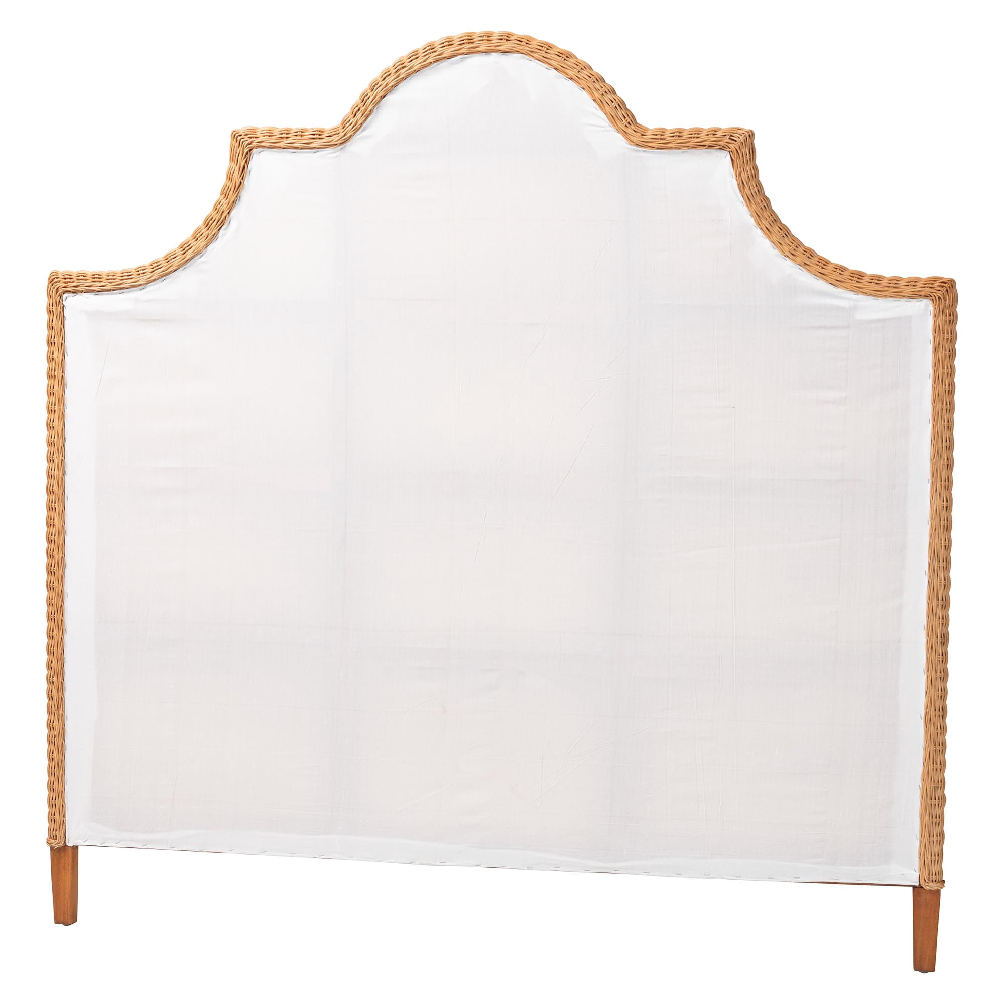 bali & pari Melanie Boho Standalone Headboard, King, Light Honey