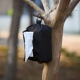 thumbnail image 3 of Caja de pañuelos para acampar al aire libre, cubierta de cocina, oficina, coche, servilleta de viaje, caja de papel Negro Zulema Sostenedor del tejido, 3 of 8