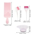 thumbnail image 2 of KALLORY 1Set Hair Dye Brush and Bowl Set with Shimmer Effect for Easy Hair Color Mixing, 2 of 7