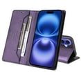 thumbnail image 4 of Case for FLOODKING iPhone 16 Plus RFID Blocking Wallet Flip Cover Shockproof, 4 of 5