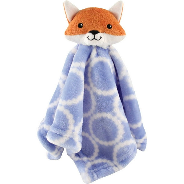 Hudson Baby Boy and Girl Security Blanket Blue Fox