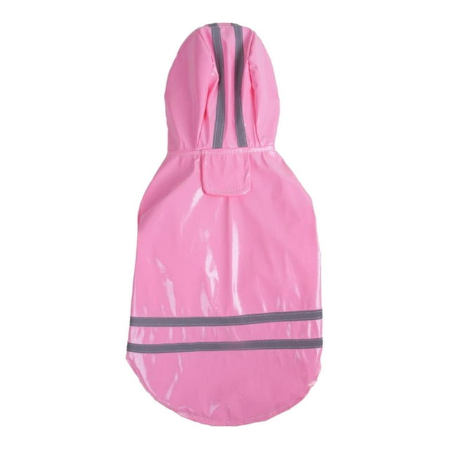 GROWTH TANK Imperméable pour Chien Chiot, Combinaison Imperméable pour Chien, Manteau de Pluie pour Chien, Vêtement pour Jour de Pluie, Rose G