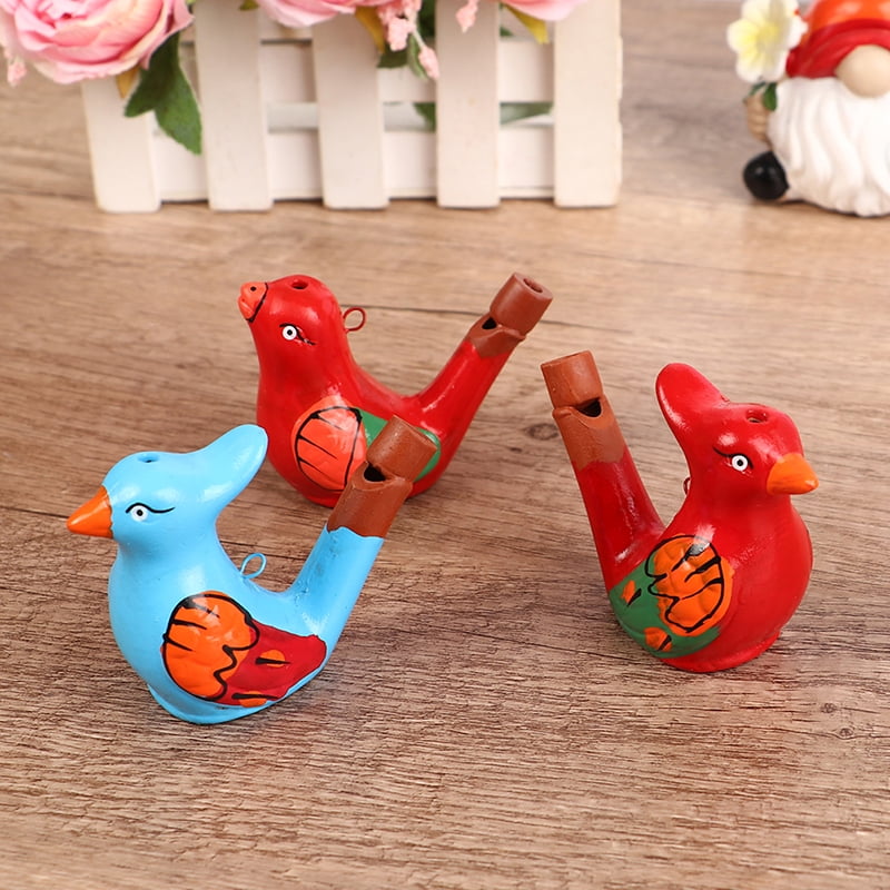 Coloured Drawing Water Bird Whistle for Kid Early Learning Educational Children Toy Musical