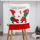 thumbnail image 4 of Cubierta de Silla de Franela Roja y Blanca Ganfancp Navidad Bordado Taburete 1 X Funda para Tapiza, 4 of 7