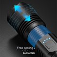 thumbnail image 6 of EUDIDV Portable Flashlight LED Flashlight,100000 Lumens Super Bright Flashlight, Zoomable, Rechargeable Flashlight With 4 Modes,, Powerful Handheld Flashlight Durable Torch Bright, 6 of 7