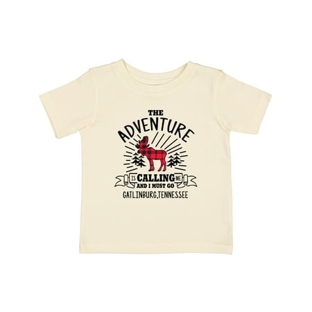 

Inktastic Gatlinburg Tennessee the Adventure is Calling and I Must Go Gift Baby Boy or Baby Girl T-Shirt