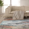 thumbnail image 7 of Loomaknoti Saxby Ahkelzie 6' x 9' Blue Abstract Indoor Area Rug, 7 of 7
