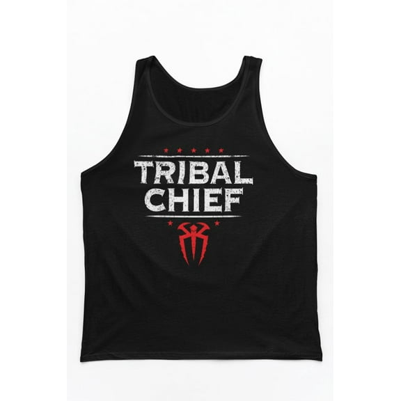 Roman Reigns Tribal Chief Logo Black Tank Top Shirt