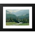 thumbnail image 2 of Ferdinand Engelmüller 14x11 Black Modern Framed Museum Art Print Titled - Erzgebirge (1902), 2 of 5