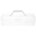 thumbnail image 1 of Caja de almacenamiento portátil, cepillo de pintura, organizador de herramientas de mano, caja de bolígrafo de pintura transparente, soporte de almacenamiento, 1 of 7