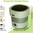 thumbnail image 2 of Litake Mini Washing Machine and Dryer,12l Foldable Mini Washer for Underwear, Upgraded Collapsible Washing Machine for Baby Clothes Socks Apartment, 2 of 7