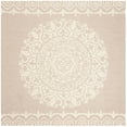 thumbnail image 2 of SAFAVIEH Bella Cecilia Medallion Wool Area Rug, Beige/Ivory, 5' x 5' Square, 2 of 6