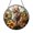 Acrylic 3.5 Inch, variant on Orange Cat Remembrance Stained Glass Suncatcher Round Window Hanging Gentle Pet Tribute Home Decor