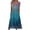 Blue summer dresses for women, variant on Summer Saving Wycnly Summer Dresses for Women Loose Pocket Swing Vintage Western Print Tunic Maxi Dresses 2024 Short Sleeve V-Neck Floral Long Formal Dress Blue XL