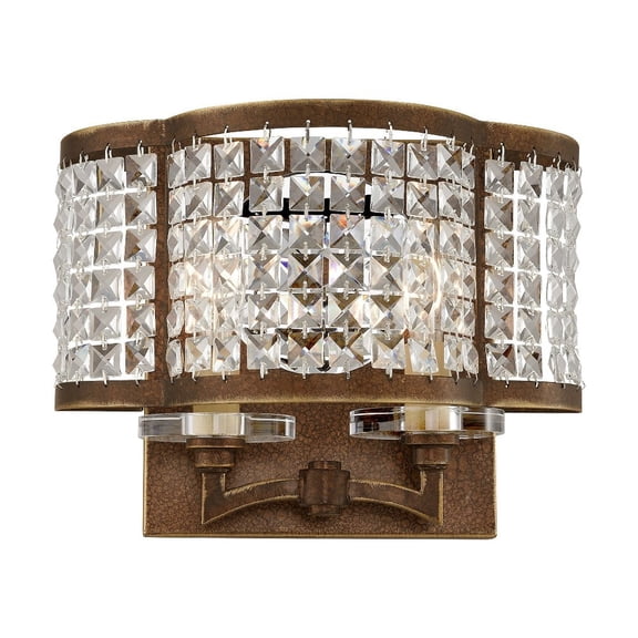 Livex Lighting Grammercy Wall Sconce in Hand Painted Palacial Bronze
