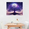 thumbnail image 2 of Orinice  Fantasy tree of life Poster for Bedroom Space Mountain Landscape Wall Poster Aesthetic Black Fantasy Tree Art Decor Posters Wall Hanging for Living Room Dorm 16x12in, 2 of 6