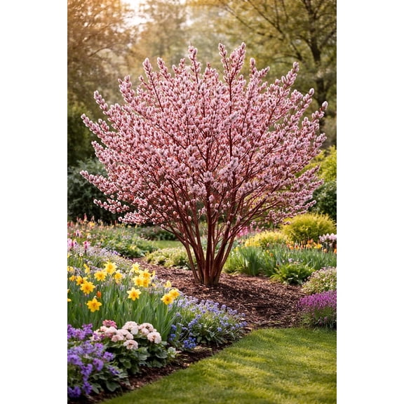 2 Shiny Red Pussy Willow Tree Cuttings to Grow - Fresh Cuttings, Ready to Plant